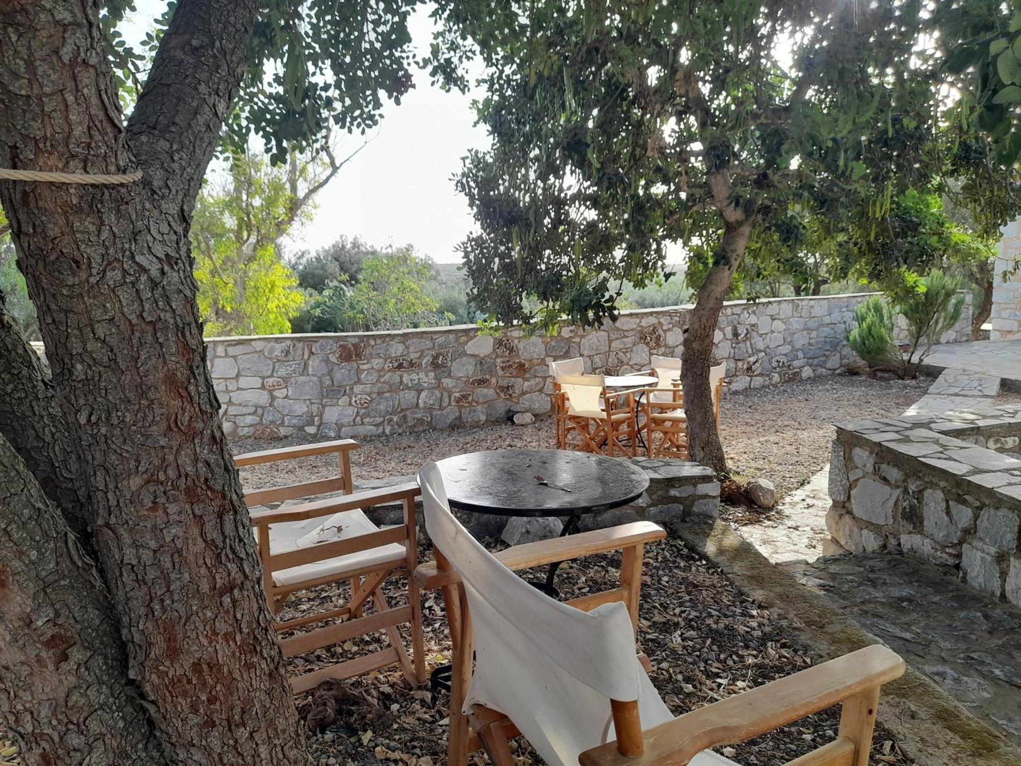 The Two Carob Trees, Traditional Stonehouse, Nikandri, Pirgos Diros Apartment Lefkias Bagian luar foto